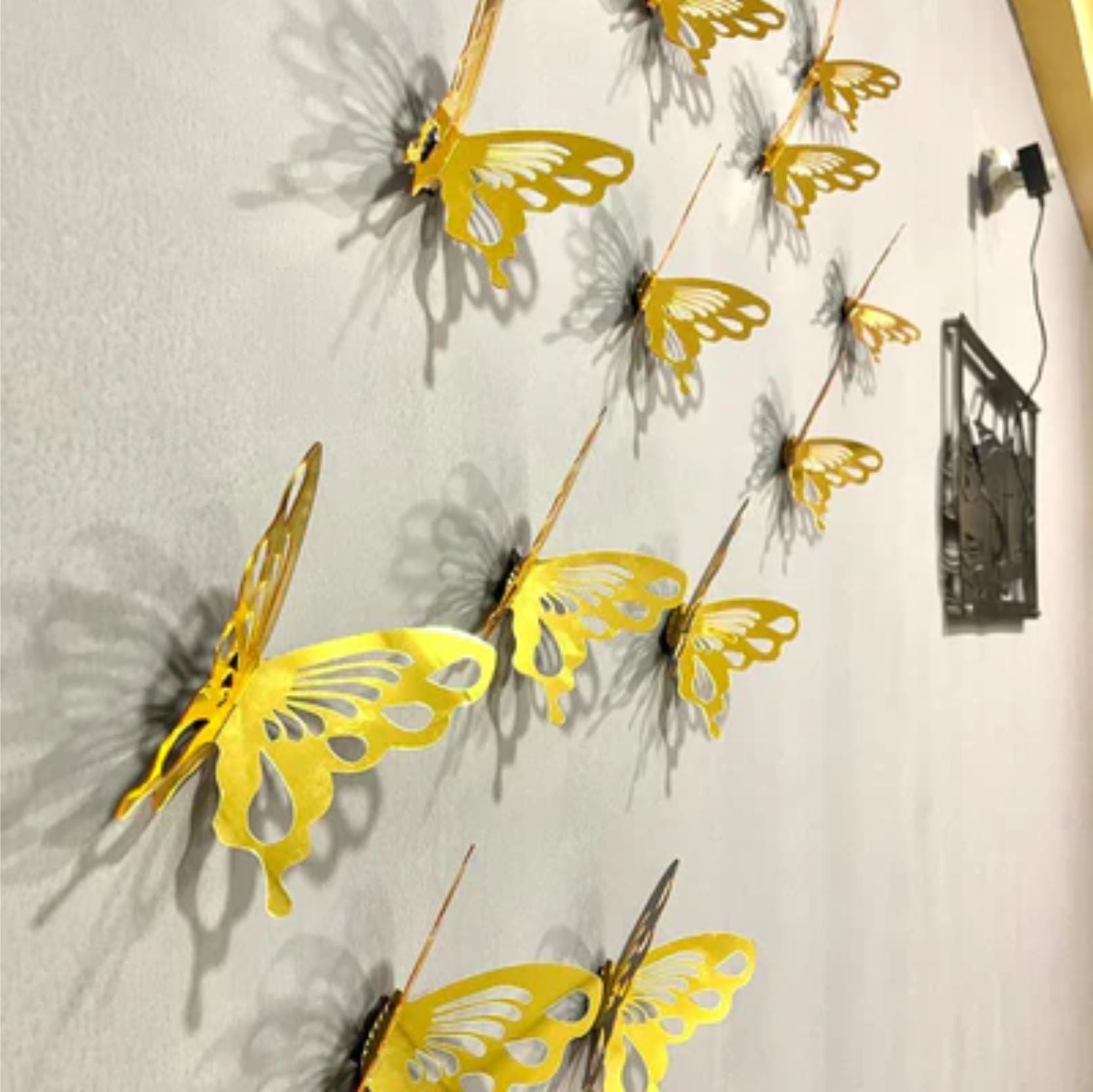 Acrylic Mirror Butterflies - Snz Clocks