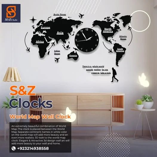 World Map 4 - Snz Clocks